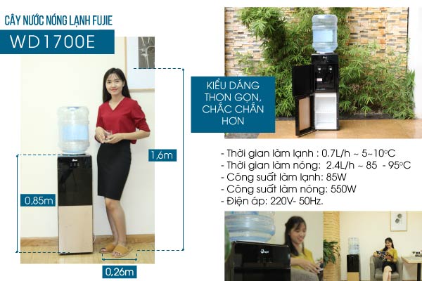 Cây nước nóng lạnh FujiE WD1700C