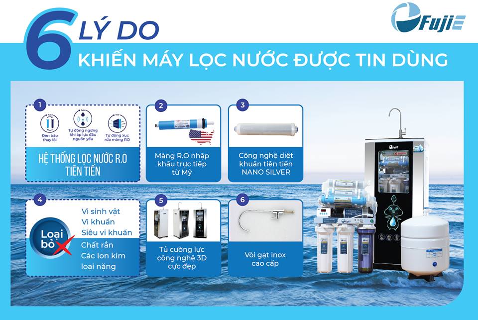 Máy lọc nước RO FUJIE RO-900 CAB