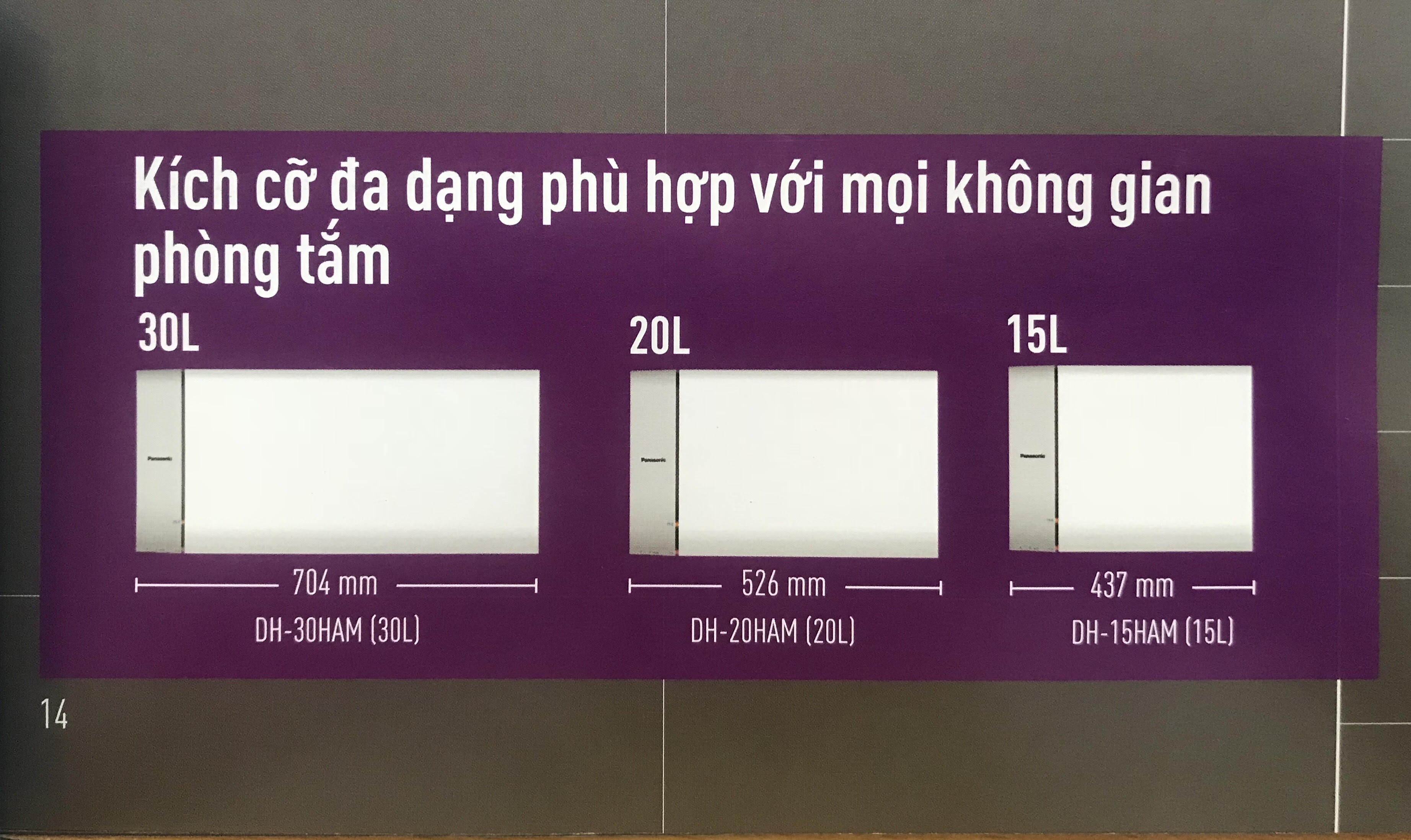 Máy nước nóng gián tiếp Panasonic DH-15HAM (15L)