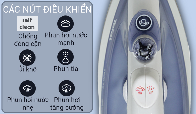 Bàn ủi hơi nước Tefal FV1220