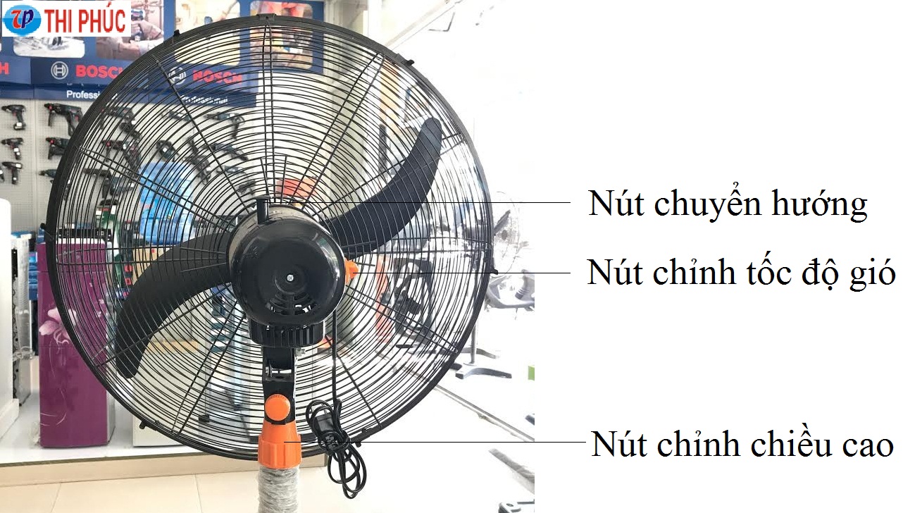 Quạt đứng công nghiệp Asia D24001