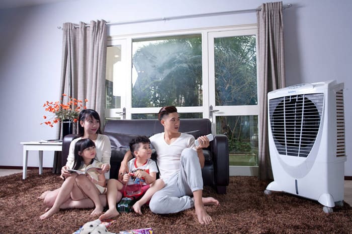 Description: Máy làm mát không khí gia đình đem lại nguồn không khí trong lành cho người dùng